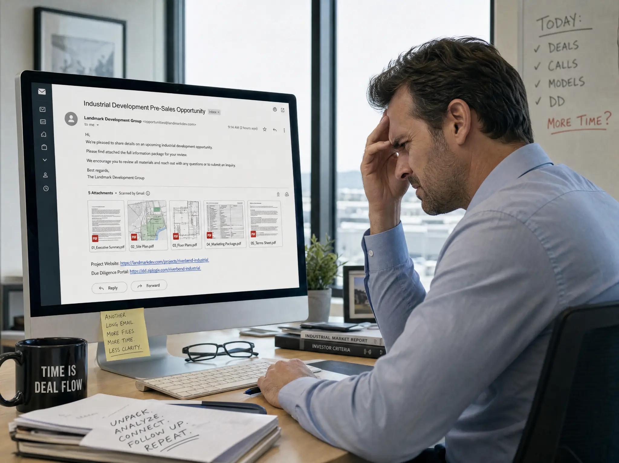 Overwhelmed by scattered PDFs and email attachments, the problem VP Portal solves